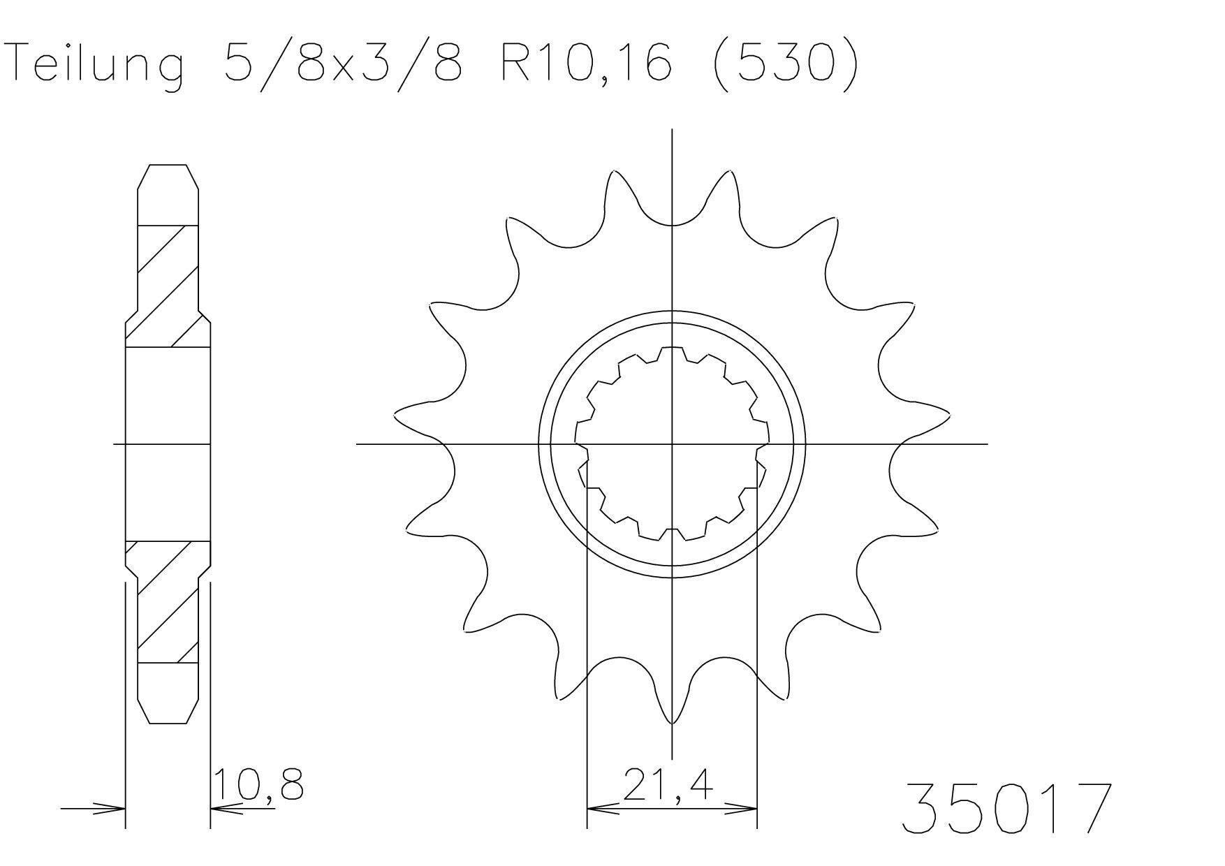 Продажа ESJOT Звезда ведущая 50-35017 (JTF 580)