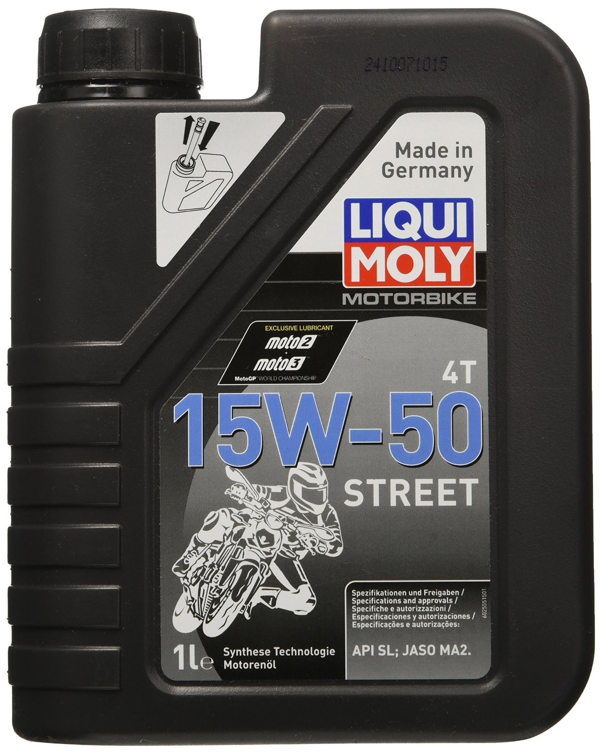 Продажа LIQUI MOLY НС-синт. моторное масло 4T Street 15W-50 (1л.)