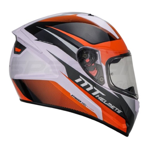 Продажа Шлем MT STINGER DIVIDED A4 Gloss Orange