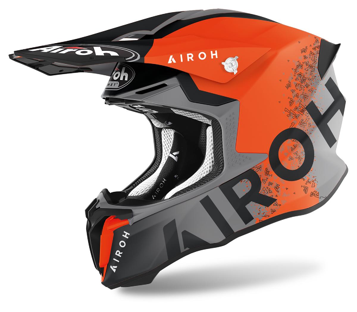 Продажа Мотошлем кросс Airoh Twist 2.0 Bit Orange Matt