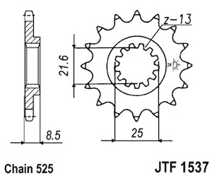 Продажа MTX Звезда цепного привода аналог JTF1537(с демпфером)