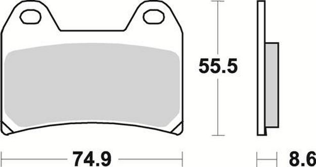 Продажа Тормозные колодки Braking 784SM1 (FDB2042, FDB2099, FA244, MCB683)