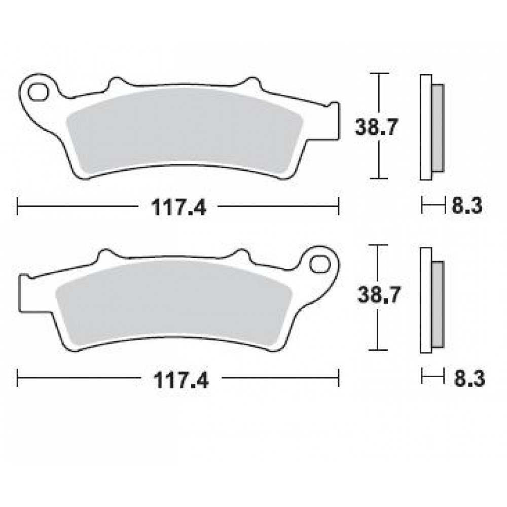 Продажа Колодки тормозные дисковые Braking 853SM1(FDB2105,MCB726,FA324)