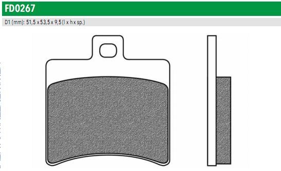 Продажа Тормозные колодки дисковые мото SCOOTER ELITE ORGANIC (FDB2090) NEWFREN