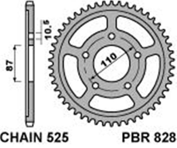 Продажа PBR Звезда задняя 828 C45(JTR807)