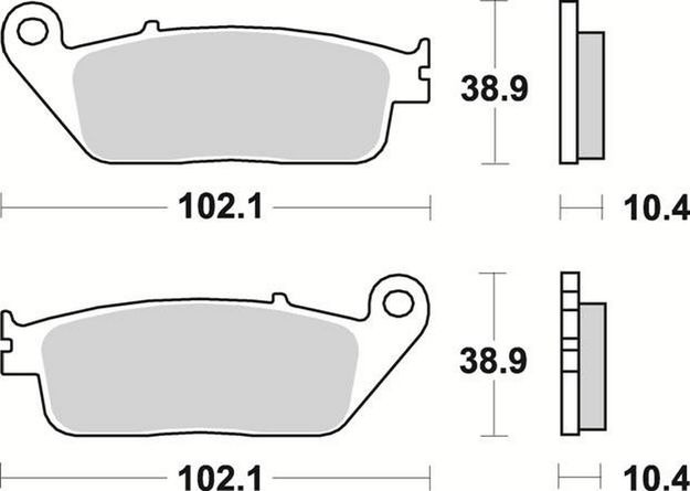 Продажа Комплект тормозных колодок Braking 748CM56 Honda, Yamaha