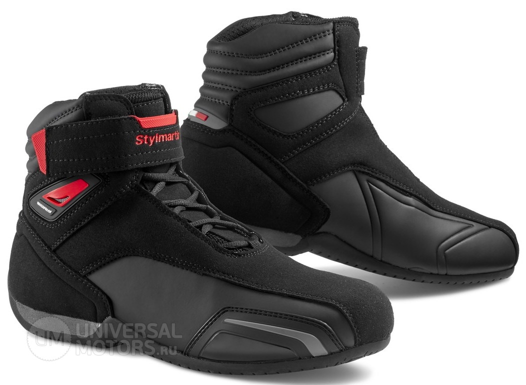 Купить Мотоботы STYLMARTIN VECTOR WP Black/Antracite/Red Продажа Мотоботы STYLMARTIN VECTOR WP Black/Antracite/Red