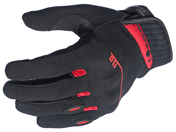 Купить Мотоперчатки FSD STREET 2 black/red Продажа Мотоперчатки FSD STREET 2 black/red