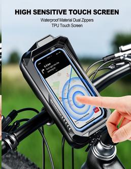 На фото Мото-вело держатель чехол для смартфона typ: 185-STRONG-ABS