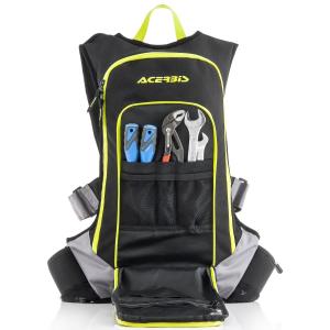 На фото Acerbis X-Storm Black/Yellow, рюкзак-гидропак, 14.5/2.5 L