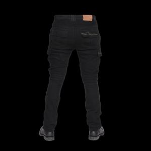 На фото Мотобрюки MadBull Stratum Jeans Black