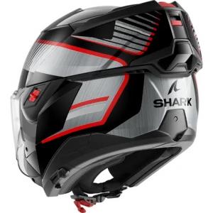 На фото Мотошлем SHARK OXO SIKTER Black/Chrome/Silver