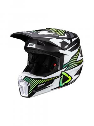На фото Внедорожный шлем Leatt Moto 3.5 Storm Teal V26