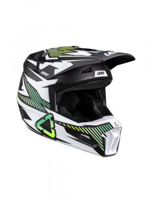 На фото Внедорожный шлем Leatt Moto 3.5 Storm Teal V26