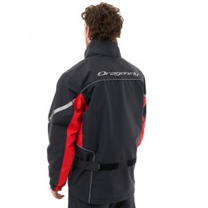 Купить Куртка - дождевик Dragonfly EVO Man Black-Red (мембрана) На фото Куртка - дождевик Dragonfly EVO Man Black-Red (мембрана)