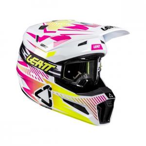 Купить Мотошлем Leatt Moto 3.5 Storm Pink На фото Мотошлем Leatt Moto 3.5 Storm Pink