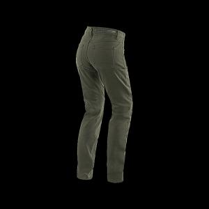На фото Мотобрюки ткань DAINESE CASUAL SLIM TEX 118 OLIVE